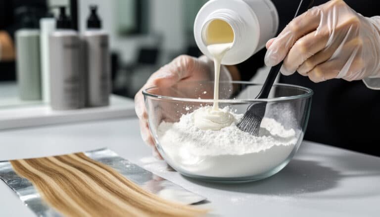 découvrez comment doser parfaitement les mèches blondes avec la poudre oxydante pour obtenir un résultat éclatant et uniforme à chaque application.