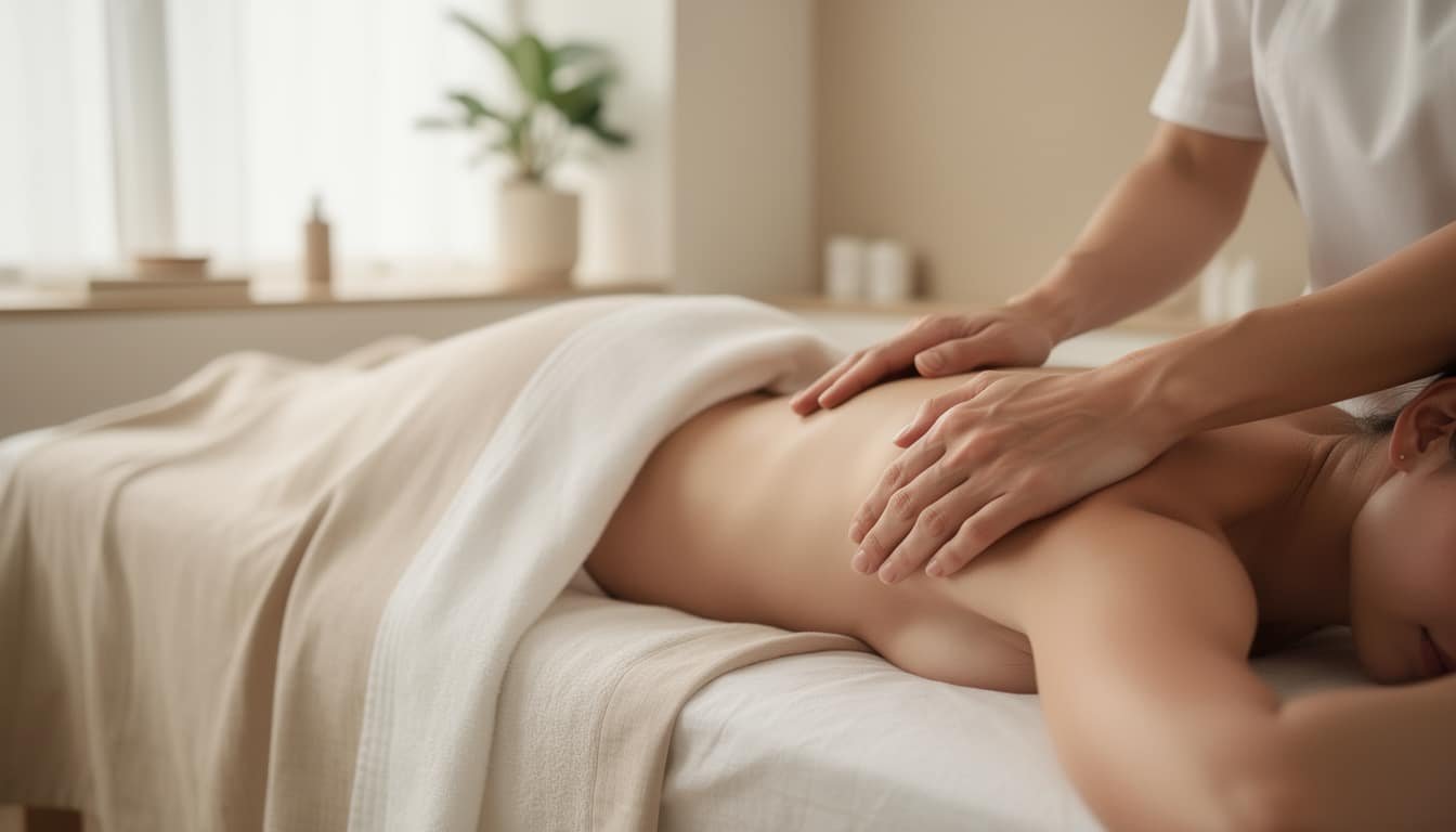 dĂ©couvrez les bienfaits du massage bien-ĂȘtre, une mĂ©thode naturelle pour apaiser le corps et l'esprit, rĂ©duire le stress et amĂ©liorer la santĂ© globale.
