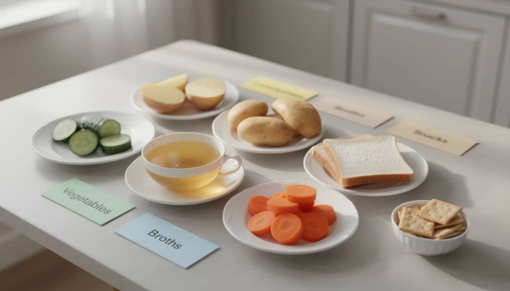 découvrez un tableau complet pour suivre facilement votre régime sans résidus et adopter une alimentation adaptée en toute simplicité.