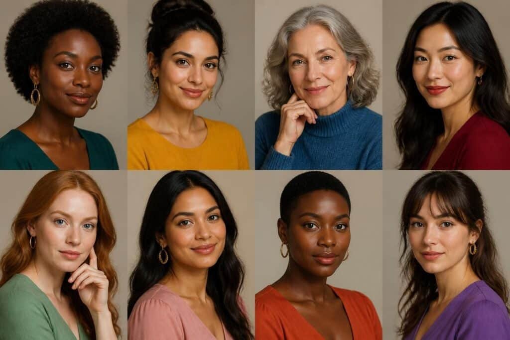 découvrez les fondamentaux de la colorimétrie pour mettre en valeur la beauté naturelle des femmes grâce aux couleurs adaptées.