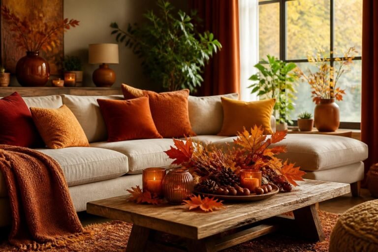 découvrez comment les couleurs d'automne peuvent transformer et sublimer votre intérieur avec chaleur et élégance.
