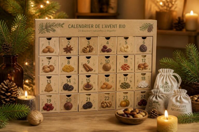 découvrez pourquoi le calendrier de l’avent bio séduit de plus en plus : une alternative naturelle et éco-responsable pour patienter jusqu’à noël.