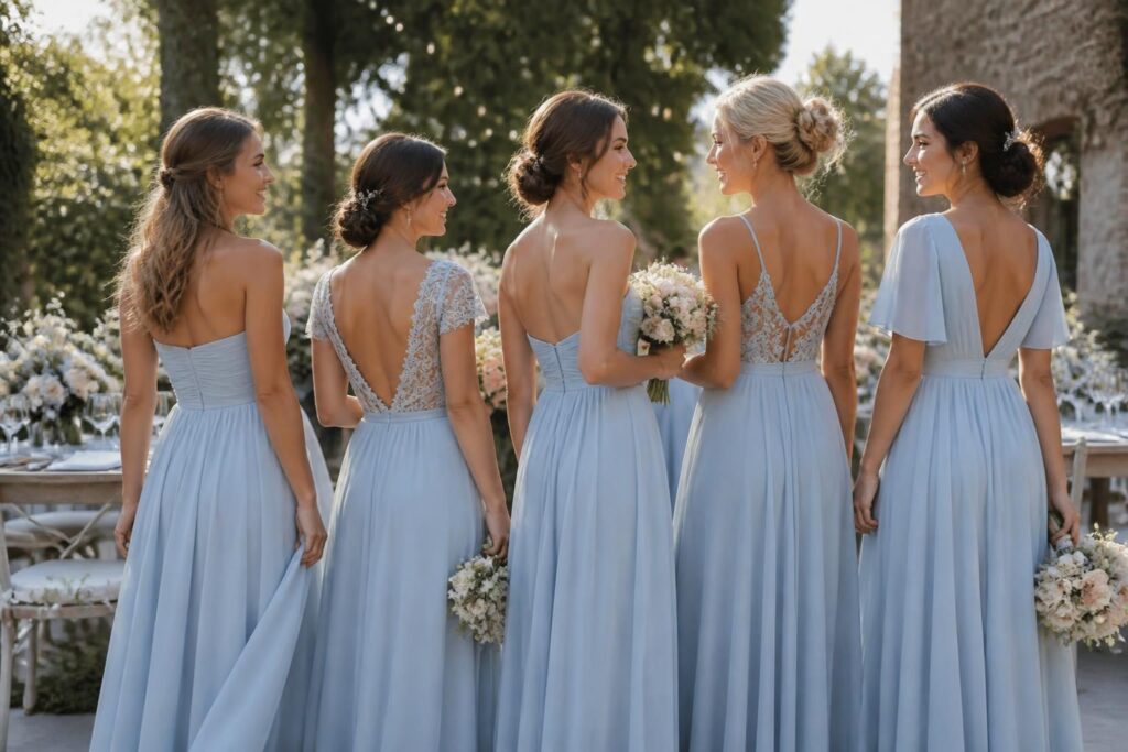 découvrez nos conseils et idées pour choisir la robe bleu ciel parfaite pour un mariage, alliant élégance et raffinement pour une occasion inoubliable.