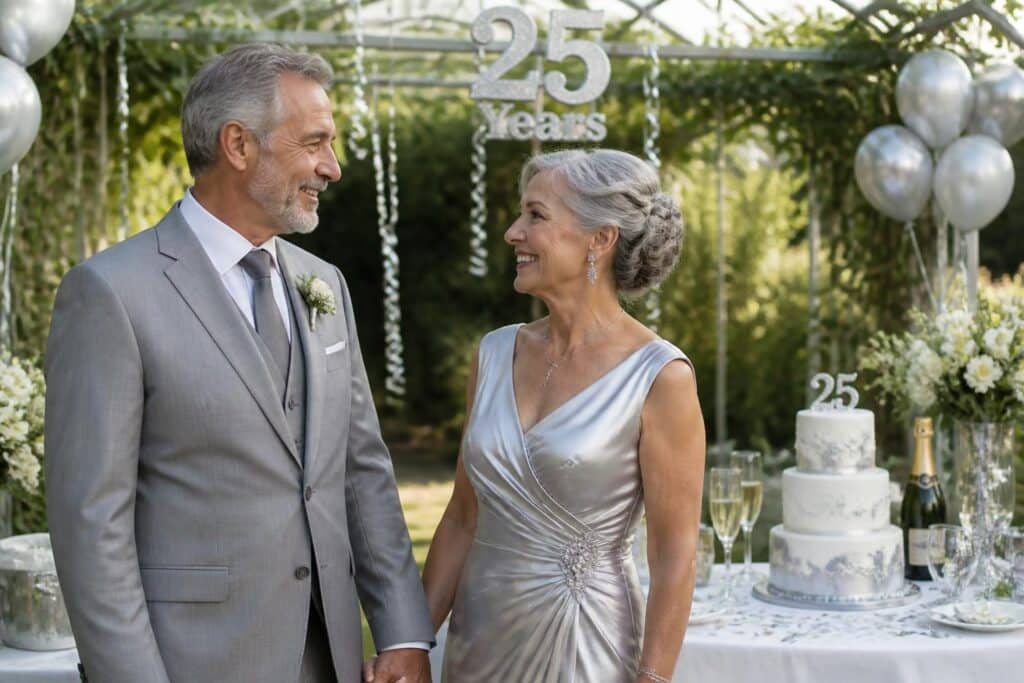 découvrez la signification des noces d'argent pour les 25 ans de mariage et trouvez des idées pour célébrer cet anniversaire exceptionnel en famille ou entre amis.