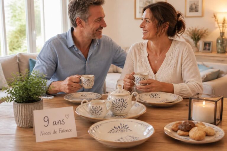 découvrez la signification des noces de faïence pour vos 9 ans de mariage et trouvez des idées simples pour célébrer cet anniversaire unique avec amour et créativité.