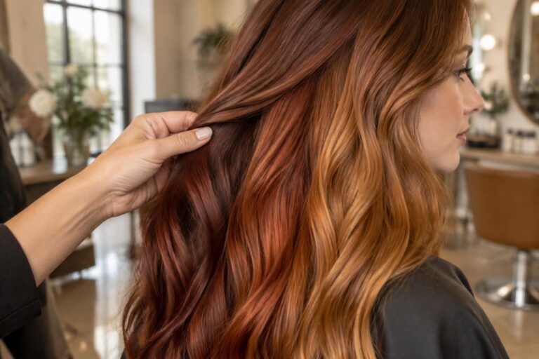 auburn, roux ou cuivré miel : découvrez les différences entre ces nuances et choisissez le reflet idéal pour sublimer vos cheveux colorés.