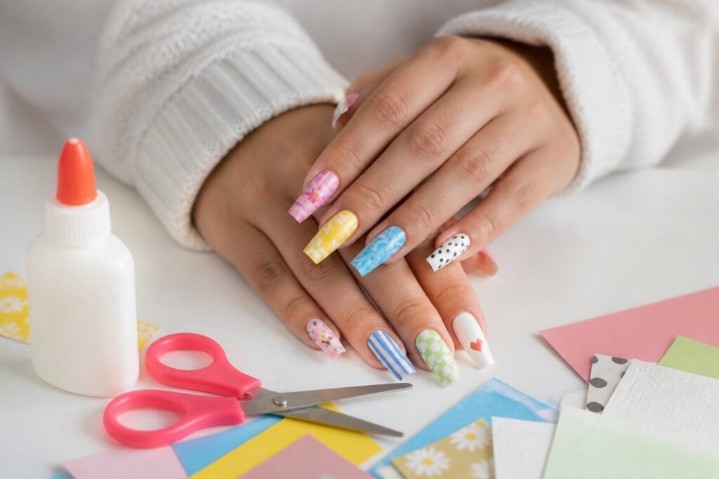 découvrez comment réaliser des faux ongles en papier, une idée créative et facile à tester chez soi sans besoin de matériel professionnel. parfait pour exprimer votre style à petit prix !