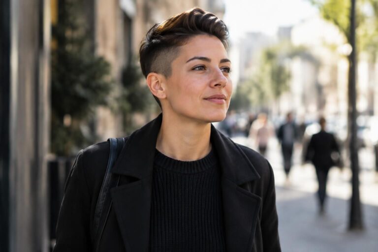 adoptez la coupe rasée sur les côtés au quotidien : conseils de coiffage, astuces d’entretien et idées pour l’assumer avec confiance.