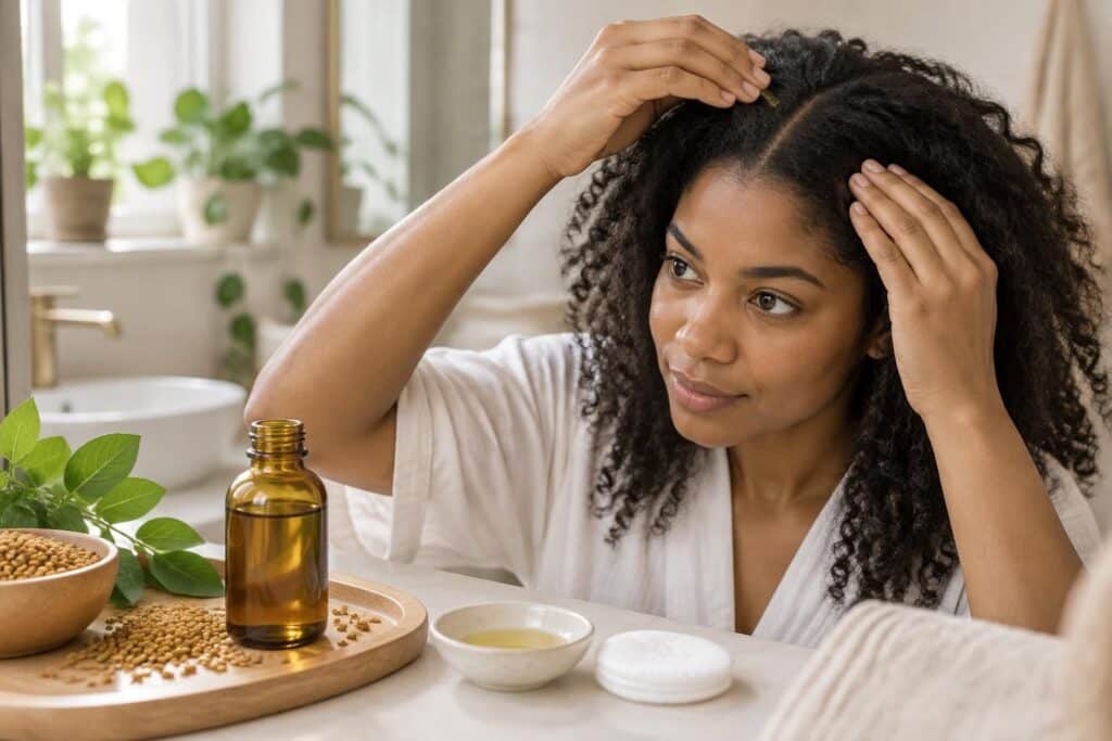 découvrez les usages de l’huile de fenugrec pour les cheveux, ses limites et les précautions à prendre avant de l’intégrer à votre routine.